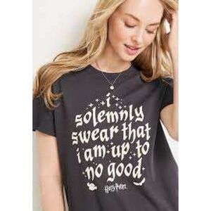 Maurices Harry Potter‎ I solemnly swear women's gray t-shirt XXL